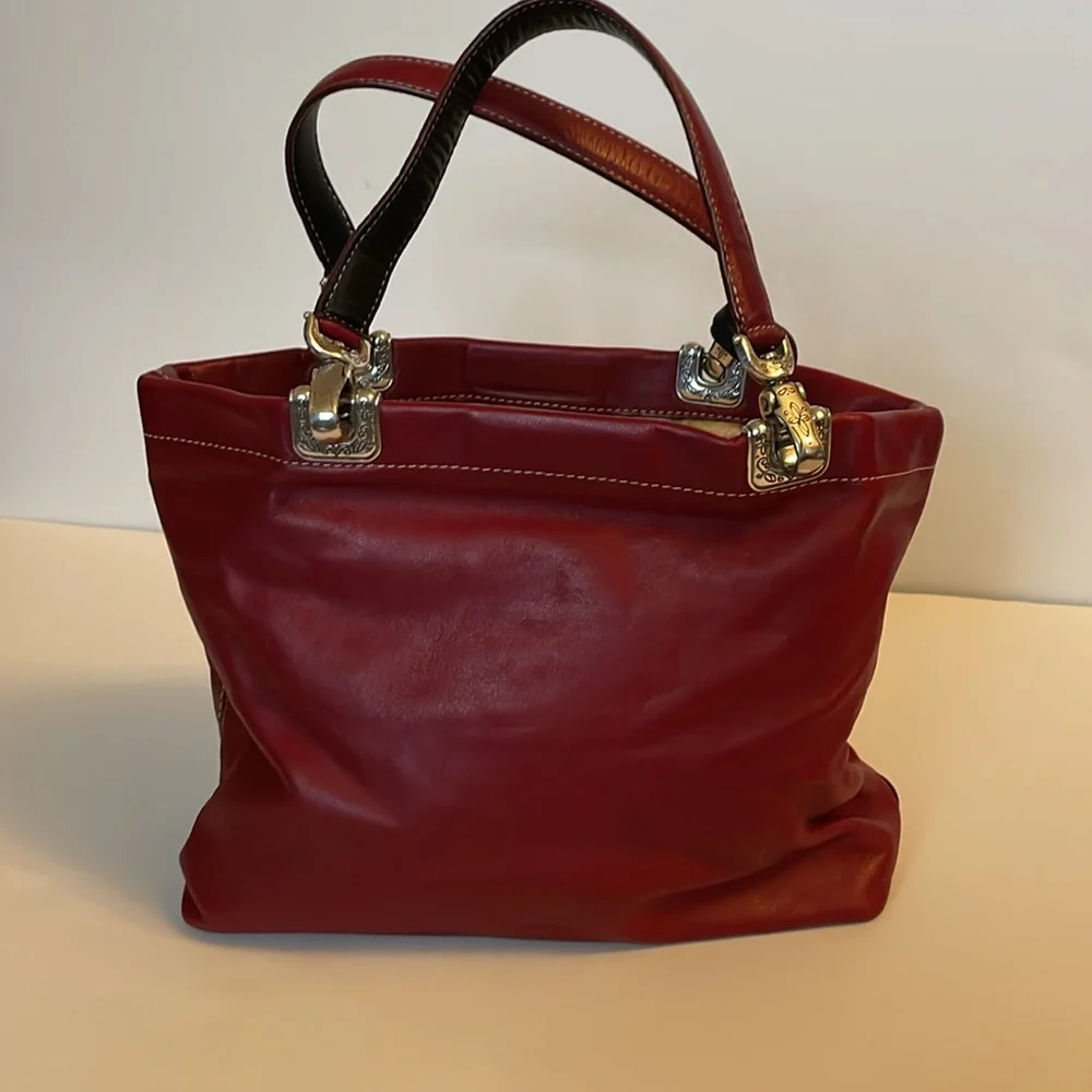 Brighton Red leather purse with heart Valentine’s Day gift handbag pocketbook - Picture 4 of 13